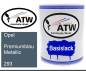 Preview: Opel, Premiumblau Metallic, 293: 1L Lackdose, von ATW Autoteile West.
